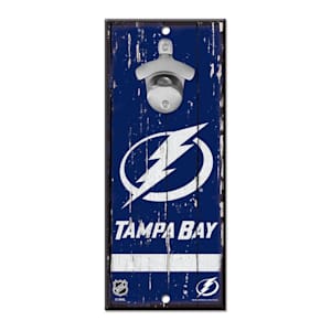 Wincraft Bottle Opener Sign - Tampa Bay Lightning