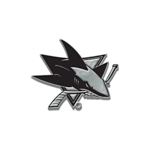 Wincraft Chrome Free Form Auto Emblem - San Jose Sharks