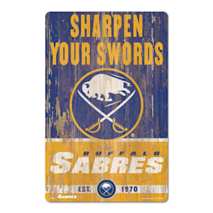 Wincraft Slogan NHL Wood Sign - 11" x 17" - Buffalo Sabres