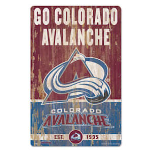 Wincraft Slogan NHL Wood Sign - 11" x 17" - Colorado Avalanche