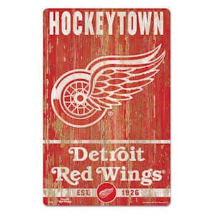 Wincraft NHL Slogan Wood Sign - 11" x 17" - Detroit Red Wings