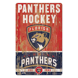 Wincraft NHL Slogan Wood Sign - 11" x 17" - Florida Panthers