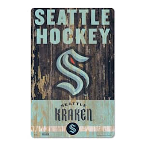 Wincraft NHL Slogan Wood Sign - 11" x 17" - Seattle Kraken