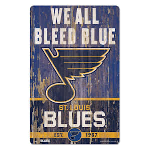 Wincraft Slogan NHL Wood Sign - 11" x 17" - St. Louis Blues