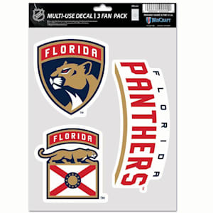 Wincraft Multi-Use Decal Pack - Florida Panthers