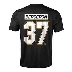 Levelwear Boston Bruins Name & Number T-Shirt - Bergeron - Adult