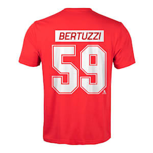 Levelwear Detroit Red Wings Name & Number T-Shirt - Bertuzzi - Adult