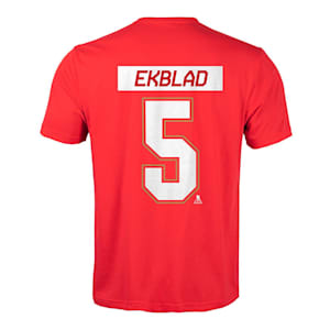 Levelwear Florida Panthers Name & Number T-Shirt - Ekblad - Adult