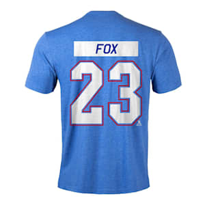 Levelwear New York Rangers Name & Number T-Shirt - Fox - Adult