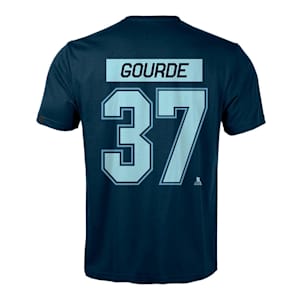 Levelwear Seattle Kraken Name & Number T-Shirt - Gourde - Adult