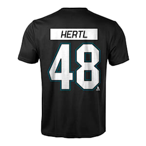 Levelwear San Jose Sharks Name & Number T-Shirt - Hertl - Adult