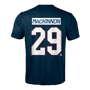 Levelwear Colorado Avalanche Name & Number T-Shirt - MacKinnon - Adult
