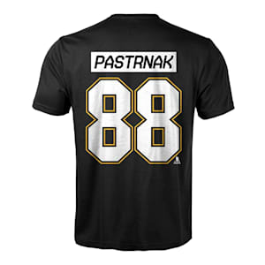 Levelwear Boston Bruins Name & Number T-Shirt - Pastrnak - Adult