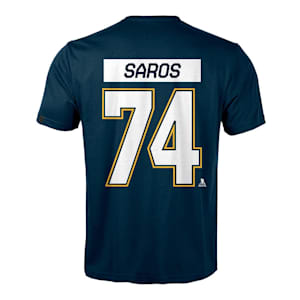 Levelwear Nashville Predators Name & Number T-Shirt - Saros - Adult