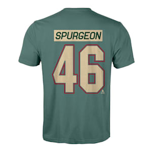Levelwear Minnesota Wild Name & Number T-Shirt - Spurgeon - Adult