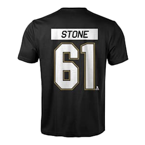 Levelwear Vegas Golden Knights Name & Number T-Shirt - Stone - Adult