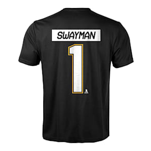 Levelwear Boston Bruins Name & Number T-Shirt - Swayman - Adult
