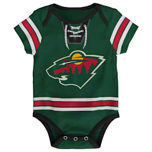 Outerstuff Hockey Pro Team Onesie - Minnesota Wild - Infant