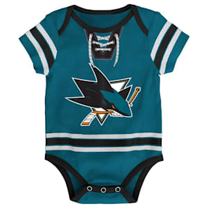 Outerstuff Hockey Pro Team Onesie - San Jose Sharks - Infant