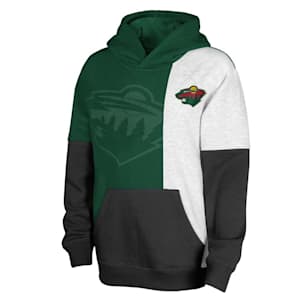 Outerstuff Prevail Hooded Pullover - Minnesota Wild - Youth