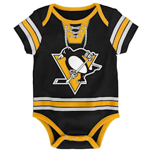 Outerstuff Hockey Pro Team Onesie - Pittsburgh Penguins - Newborn