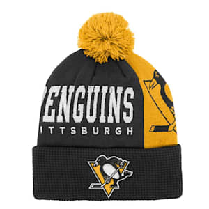 Outerstuff Impact Cuffed Pom Beanie - Pittsburgh Penguins - Youth