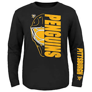 Outerstuff Shutout Long Sleeve Tee - Pittsburgh Penguins - Youth