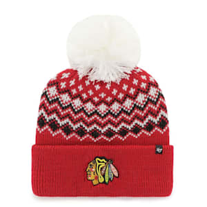 47 Brand Elsa Cuff Knit Hat - Chicago Blackhawks - Womens