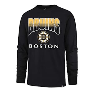 47 Brand Sweep Down Franklin Long Sleeve Tee - Boston Bruins - Adult