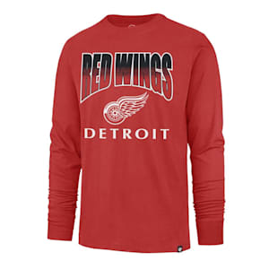 47 Brand Sweep Down Franklin Long Sleeve Tee - Detroit Red Wings - Adult