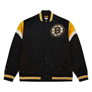Mitchell & Ness Heavyweight Satin Jacket - Boston Bruins - Adult
