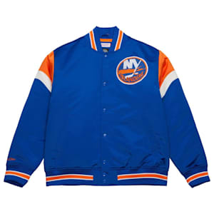 Mitchell & Ness Heavyweight Satin Jacket - New York Islanders - Adult