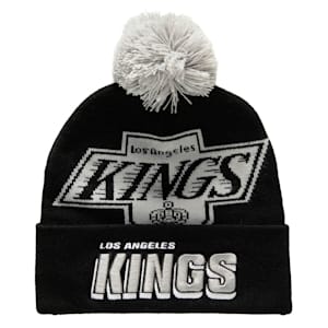 Mitchell & Ness Punch Out Pom Knit - Los Angeles Kings - Adult
