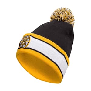 Adidas Team Stripe Cuffed Pom Hat - Boston Bruins - Adult