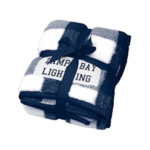 Logo Brands Buffalo Check Fleece - Tampa Bay Lightning