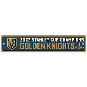 Wincraft Stanley Cup Champion Street Sign 3.8x19 - Vegas Golden Knights