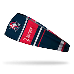 JUNK Brands NHL Logo Headband - Columbus Blue Jackets