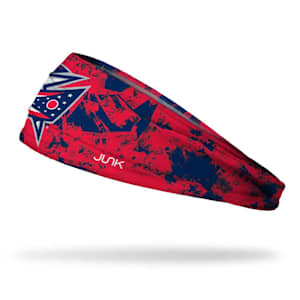 JUNK Brands NHL Logo Headband - Columbus Blue Jackets