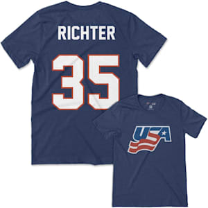 Streaker Sports USA Hockey Player Jersey Tee - Richter - Adult