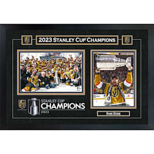 Frameworth 2023 Stanley Cup Champion Double Photo - Vegas Golden Knights - Stone