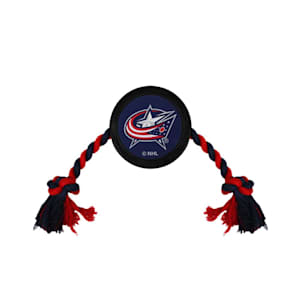 Pets First Hockey Puck Pet Toy - Columbus Blue Jackets