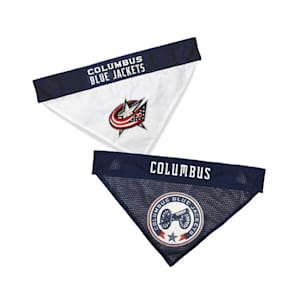 Pets First Reversible Bandana - Columbus Blue Jackets