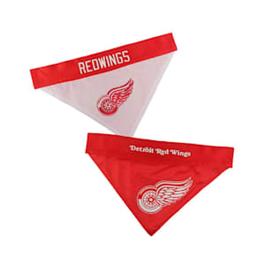 Pets First Reversible Bandana - Detroit Red Wings
