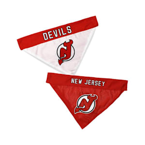 Pets First Reversible Bandana - New Jersey Devils