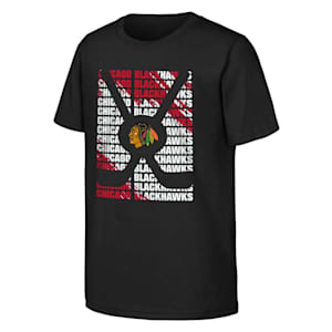 Outerstuff Box Short Sleeve Tee - Chicago Blackhawks - Youth