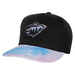 Outerstuff Pop Art Flat Brim Hat - Minnesota Wild - Youth