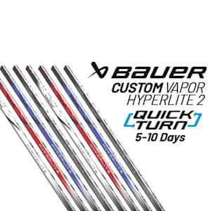 Bauer Vapor Hyperlite 2 Composite Hockey Stick - Quick Turn - Custom Design