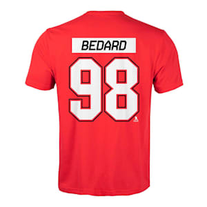 Levelwear Chicago Blackhawks Name & Number T-Shirt - Bedard - Youth