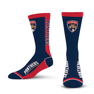 For Bare Feet MVP Crew Sock - Florida Panthers - Adult