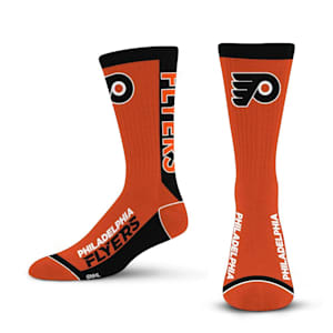 For Bare Feet MVP Crew Sock - Philadelphia Flyers - Adult